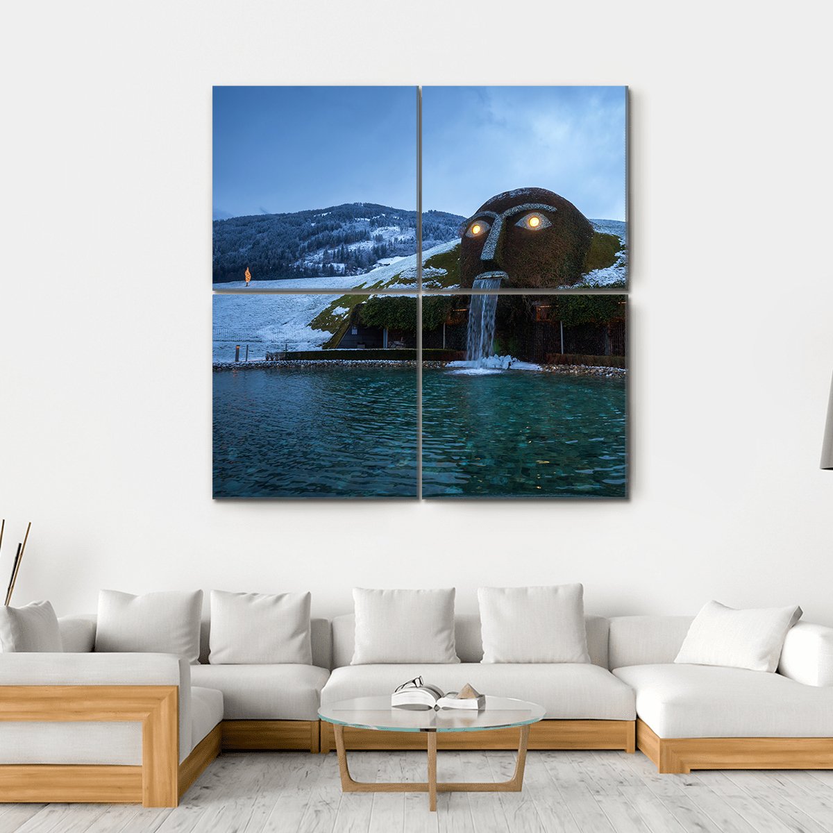 Swarovski Crystal Worlds Museum In Austria Canvas Wall Art-4 Square-Gallery Wrap-17" x 17"-Tiaracle