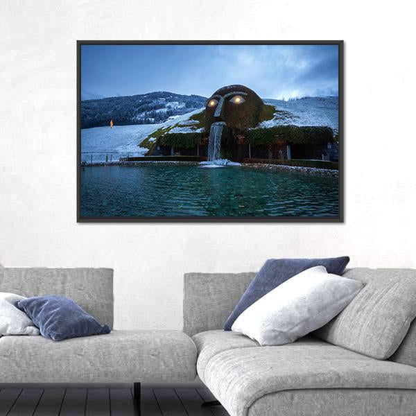 Swarovski Crystal Worlds Museum In Austria Panoramic Canvas Wall Art-1 Piece-36" x 12"-Tiaracle