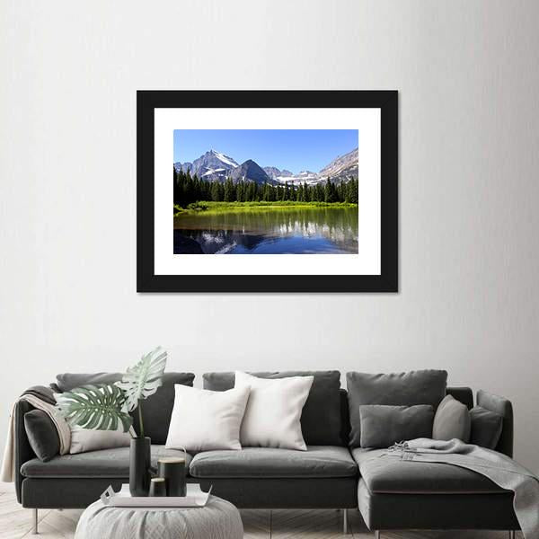 Swift Current Lake Canvas Wall Art-3 Horizontal-Gallery Wrap-25" x 16"-Tiaracle