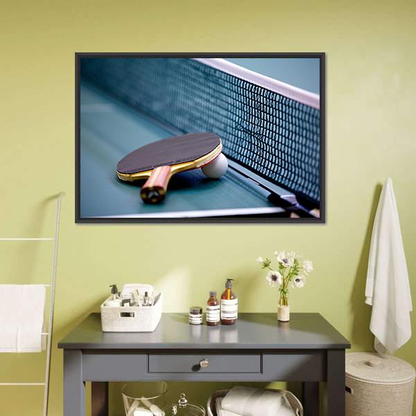 Table Tennis Canvas Wall Art-5 Horizontal-Gallery Wrap-22" x 12"-Tiaracle