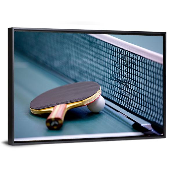 Table Tennis Canvas Wall Art-5 Horizontal-Gallery Wrap-22" x 12"-Tiaracle