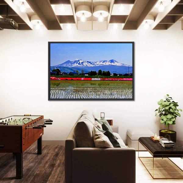 Taisetsuzan In Winter Canvas Wall Art-3 Horizontal-Gallery Wrap-25" x 16"-Tiaracle