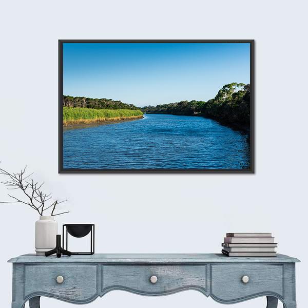 Tarwin River Australia Canvas Wall Art-5 Horizontal-Gallery Wrap-22" x 12"-Tiaracle