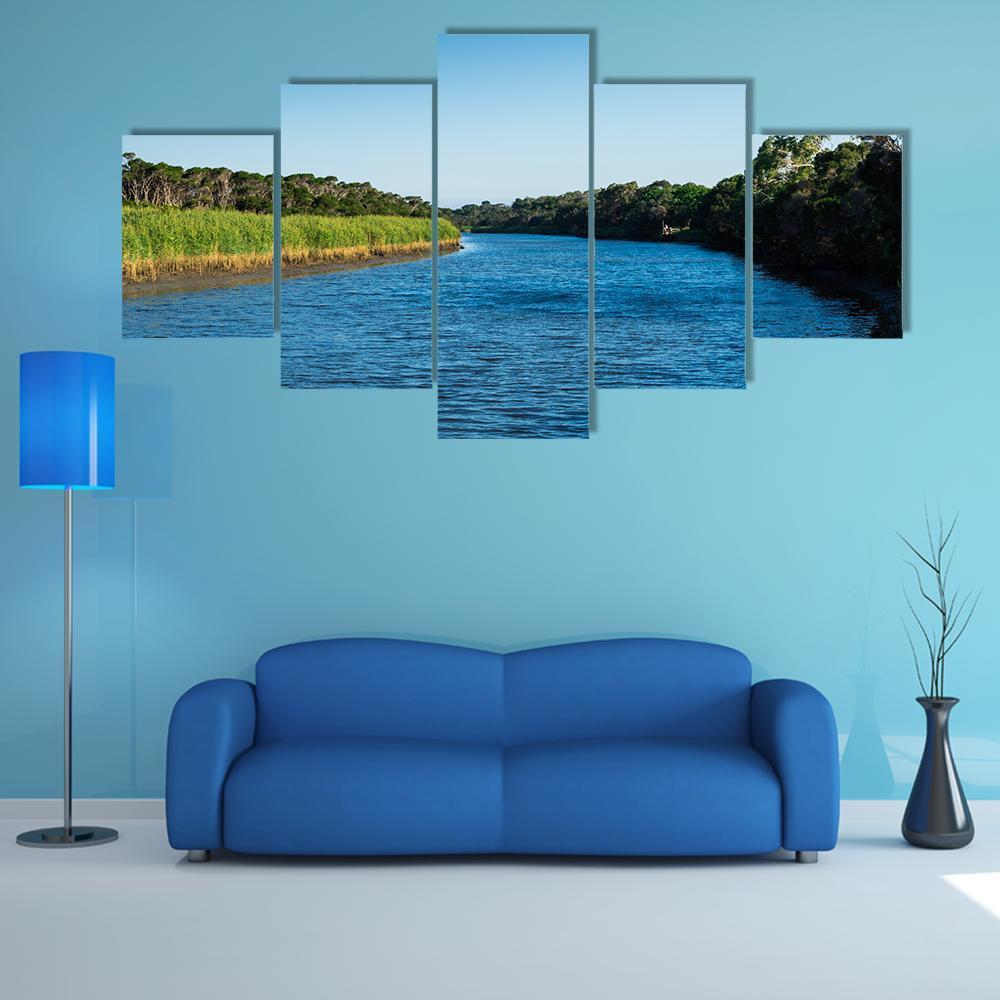 Tarwin River Australia Canvas Wall Art-5 Star-Gallery Wrap-62" x 32"-Tiaracle