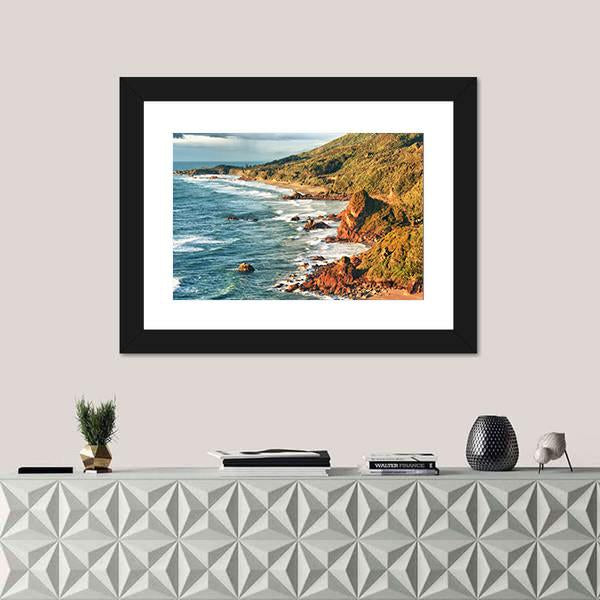 Tasman Sea Canvas Wall Art-5 Horizontal-Gallery Wrap-22" x 12"-Tiaracle