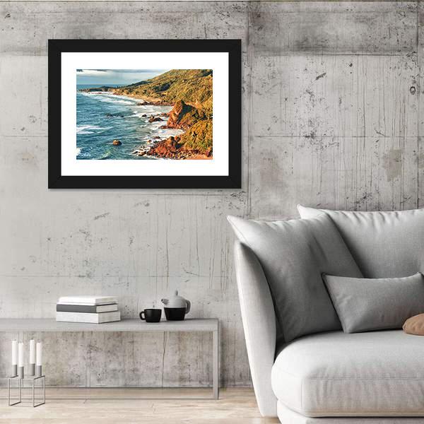 Tasman Sea Canvas Wall Art-5 Horizontal-Gallery Wrap-22" x 12"-Tiaracle