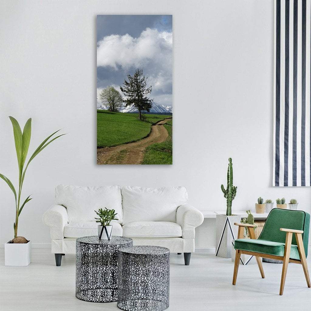 Tatra Bukovina Landscape In Poland Vertical Canvas Wall Art-1 Vertical-Gallery Wrap-12" x 24"-Tiaracle