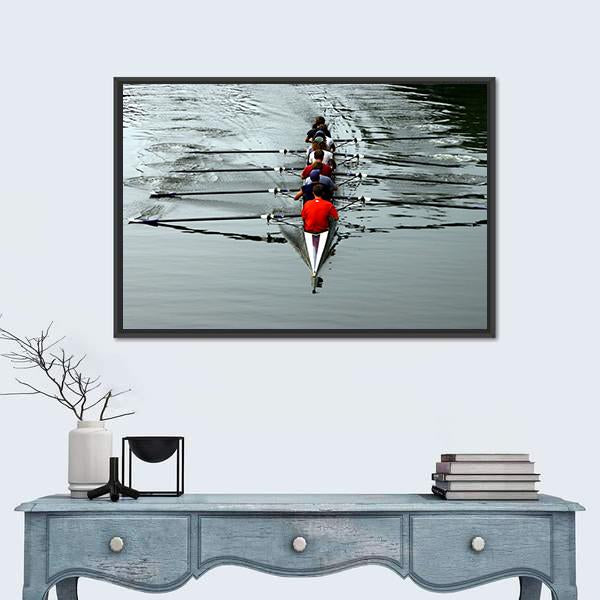 Teamwork For Success Canvas Wall Art-5 Horizontal-Gallery Wrap-22" x 12"-Tiaracle
