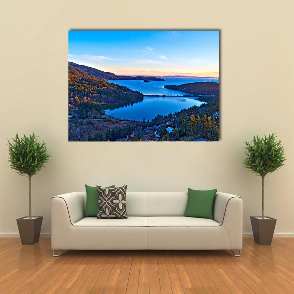 Teddy Bear Cove Bay Canvas Wall Art-1 Piece-Gallery Wrap-48" x 32"-Tiaracle