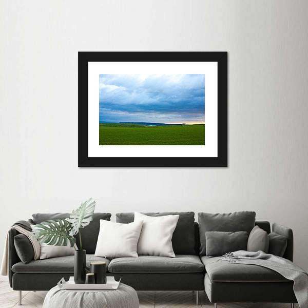 Tempest In Scotland Canvas Wall Art-1 Piece-Framed Print-20" x 16"-Tiaracle