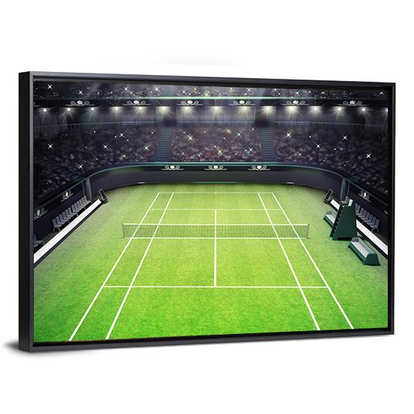 Tennis Stadium Canvas Wall Art-5 Horizontal-Gallery Wrap-22" x 12"-Tiaracle
