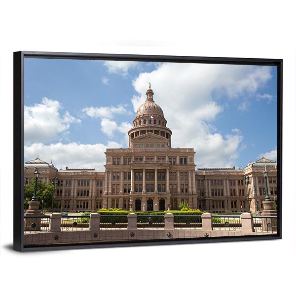 Texas State Capitol Building Canvas Wall Art-3 Horizontal-Gallery Wrap-25" x 16"-Tiaracle
