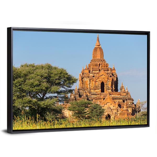 The Beautiful Tayok Pye Temple Canvas Wall Art-3 Horizontal-Gallery Wrap-25" x 16"-Tiaracle