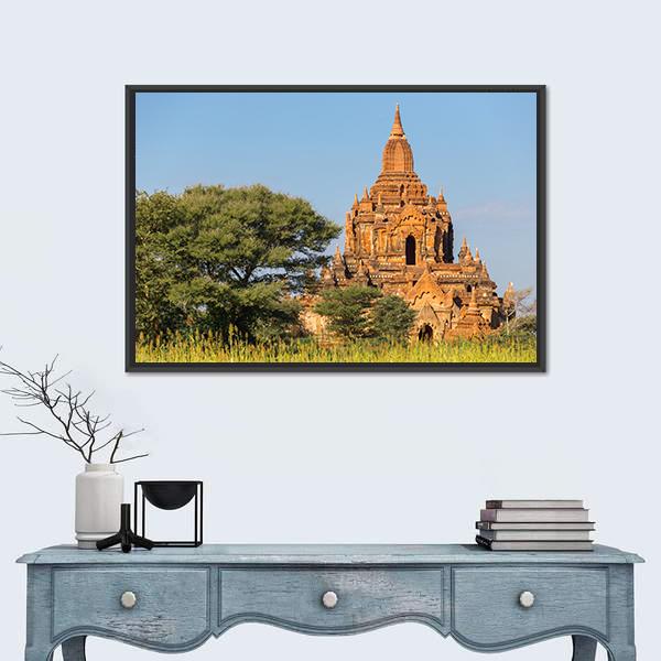 The Beautiful Tayok Pye Temple Canvas Wall Art-5 Horizontal-Gallery Wrap-22" x 12"-Tiaracle