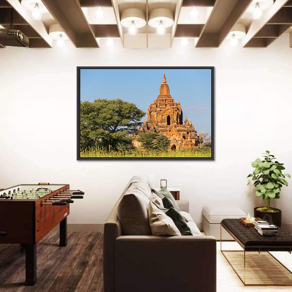 The Beautiful Tayok Pye Temple Canvas Wall Art-3 Horizontal-Gallery Wrap-25" x 16"-Tiaracle