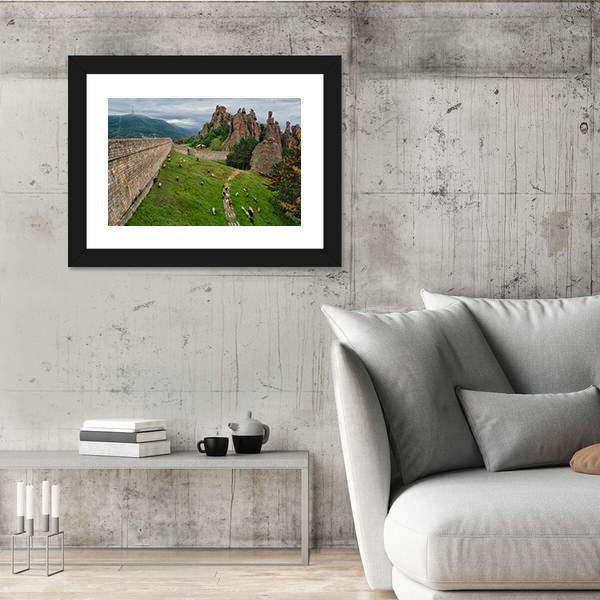 The Belogradchik Rocks Canvas Wall Art-3 Horizontal-Gallery Wrap-25" x 16"-Tiaracle
