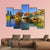 The Bow Bridge New York Canvas Wall Art-5 Pop-Gallery Wrap-47" x 32"-Tiaracle