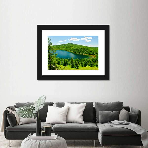 The Camel Ride Sky Pond Panoramic Canvas Wall Art-1 Piece-36" x 12"-Tiaracle