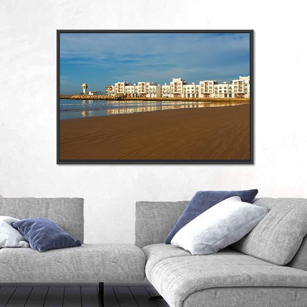 The City Of Agadir Morocco Canvas Wall Art-1 Piece-Floating Frame-24" x 16"-Tiaracle