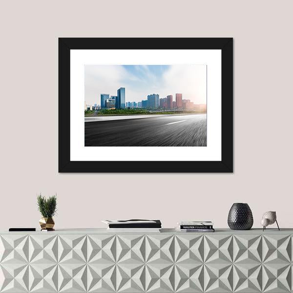 The City & The Road Canvas Wall Art-3 Horizontal-Gallery Wrap-25" x 16"-Tiaracle