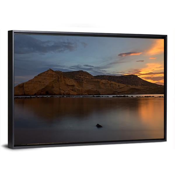 The Closed Cove In Aguilas Canvas Wall Art-3 Horizontal-Gallery Wrap-25" x 16"-Tiaracle