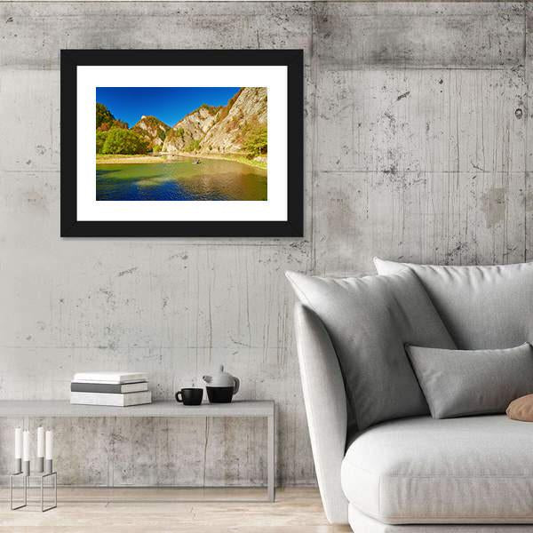 The Dunajec River Gorge Canvas Wall Art-3 Horizontal-Gallery Wrap-25" x 16"-Tiaracle