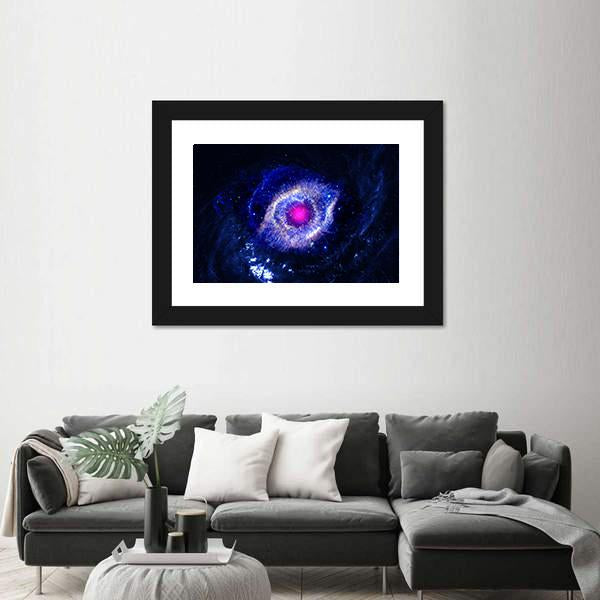 The Eye Of God Nebula Canvas Wall Art-1 Piece-Framed Print-20" x 16"-Tiaracle