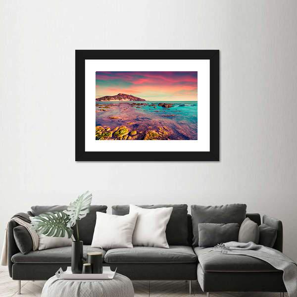 The Giallonardo Beach Panoramic Canvas Wall Art-1 Piece-36" x 12"-Tiaracle