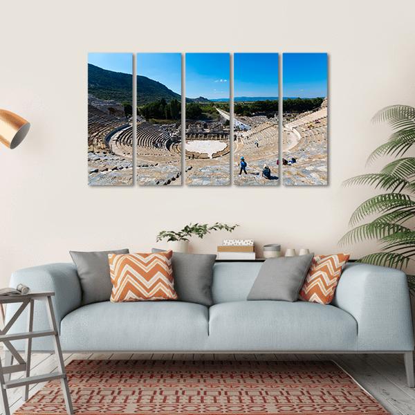 The Grand Theatre Of The Buddha In Turkey Canvas Wall Art-5 Horizontal-Gallery Wrap-22" x 12"-Tiaracle