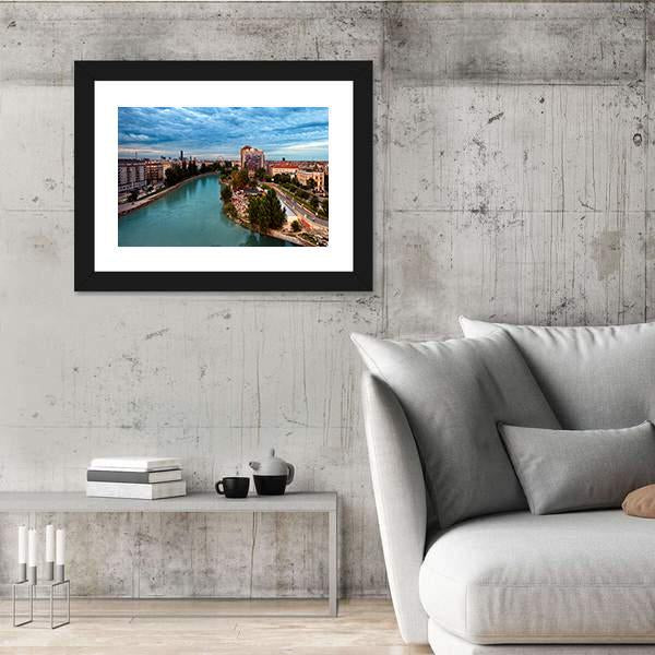 The Herrmann Beach Canvas Wall Art-3 Horizontal-Gallery Wrap-25" x 16"-Tiaracle