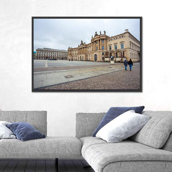 The Humboldt University Berlin Canvas Wall Art-1 Piece-Floating Frame-24" x 16"-Tiaracle
