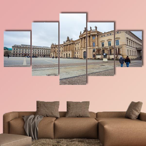 The Humboldt University Berlin Canvas Wall Art-5 Star-Gallery Wrap-62" x 32"-Tiaracle