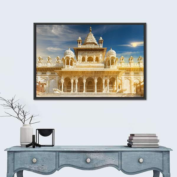 The Jaswant Thada India Canvas Wall Art-3 Horizontal-Gallery Wrap-25" x 16"-Tiaracle