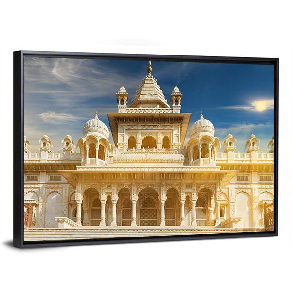 The Jaswant Thada India Canvas Wall Art-5 Horizontal-Gallery Wrap-22" x 12"-Tiaracle