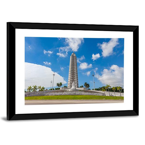 The Jose Marti Memorial Vertical Canvas Wall Art-3 Vertical-Gallery Wrap-12" x 25"-Tiaracle
