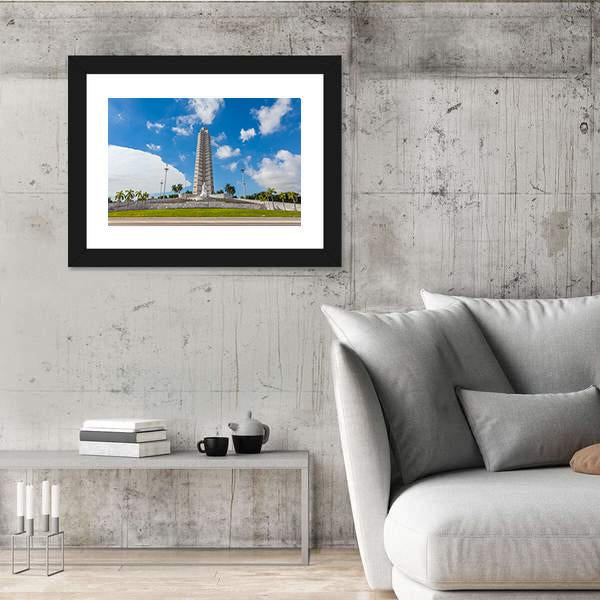 The Jose Marti Memorial Vertical Canvas Wall Art-3 Vertical-Gallery Wrap-12" x 25"-Tiaracle