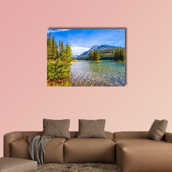 The Lake Two Jack Canvas Wall Art-1 Piece-Gallery Wrap-36" x 24"-Tiaracle