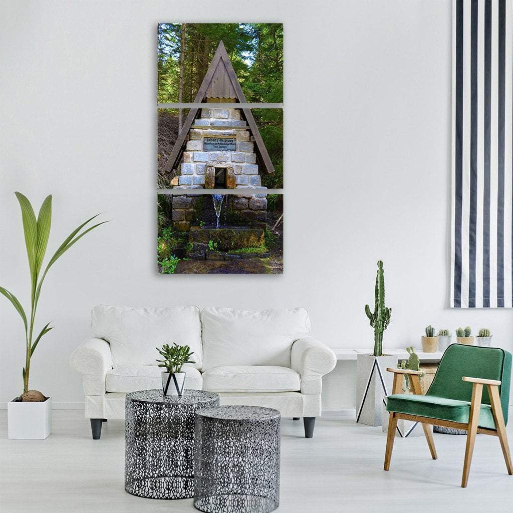 The Luznice River In Czech Republic Vertical Canvas Wall Art-3 Vertical-Gallery Wrap-12" x 25"-Tiaracle