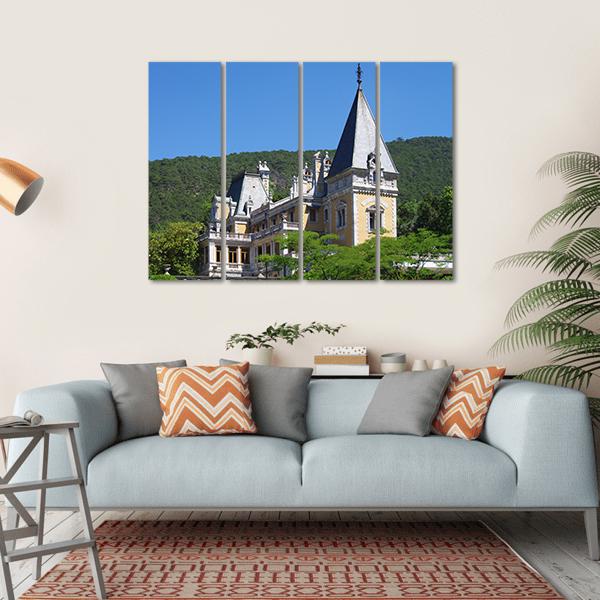 The Massandra Palace Canvas Wall Art-4 Horizontal-Gallery Wrap-34" x 24"-Tiaracle