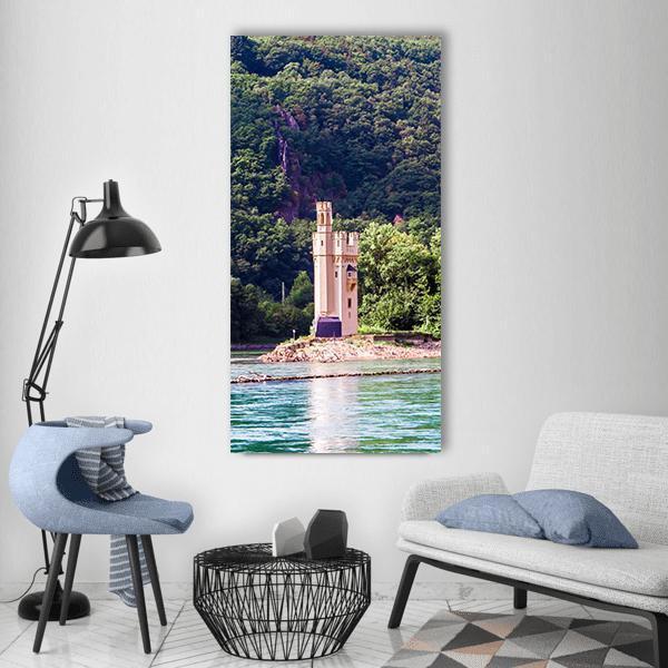 Mouse Tower Germany Vertical Canvas Wall Art-1 Vertical-Gallery Wrap-12" x 24"-Tiaracle