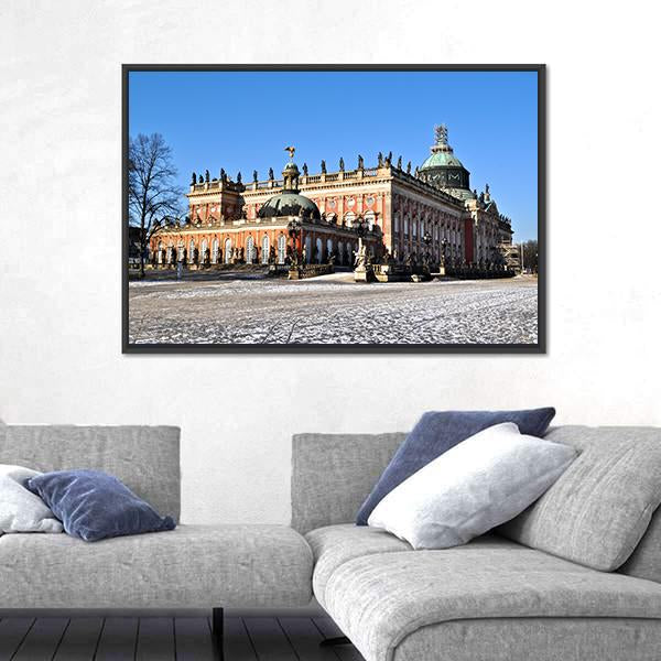 The Neues Palais Canvas Wall Art-1 Piece-Floating Frame-36" x 24"-Tiaracle
