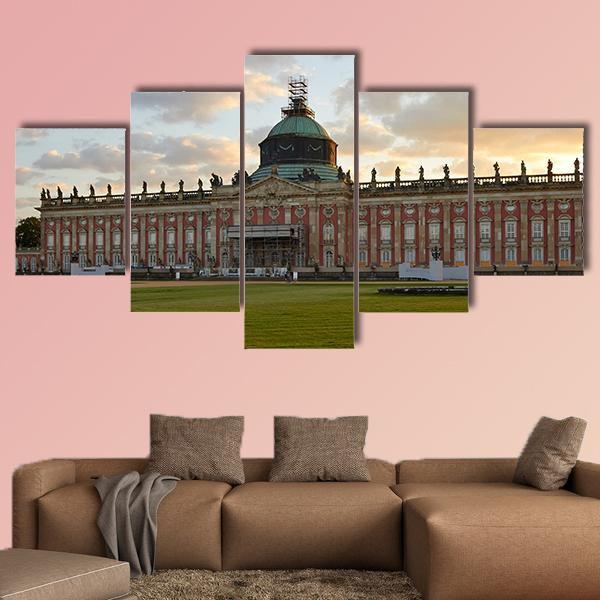 The Neues Palais In Germany Canvas Wall Art-5 Star-Gallery Wrap-62" x 32"-Tiaracle