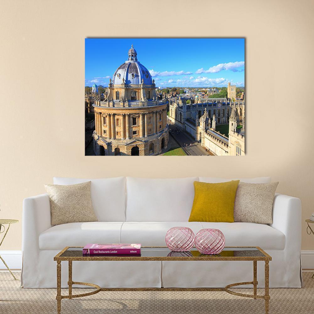 The Oxford University City Canvas Wall Art-1 Piece-Gallery Wrap-36" x 24"-Tiaracle