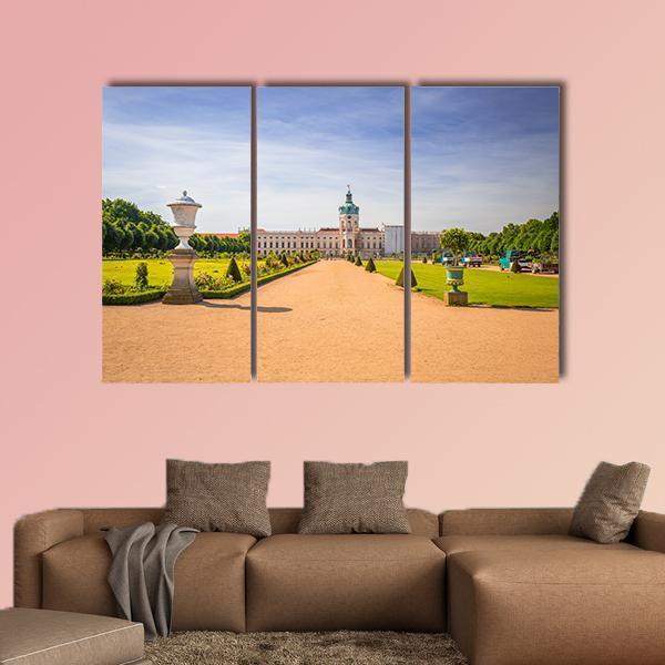 Garden Of Charlottenburg Berlin Canvas Wall Art-3 Horizontal-Gallery Wrap-37" x 24"-Tiaracle