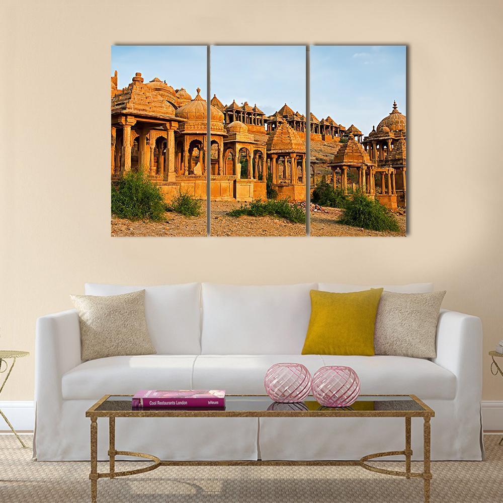 Royal Cenotaphs Of Historic Rulers Canvas Wall Art-3 Horizontal-Gallery Wrap-37" x 24"-Tiaracle