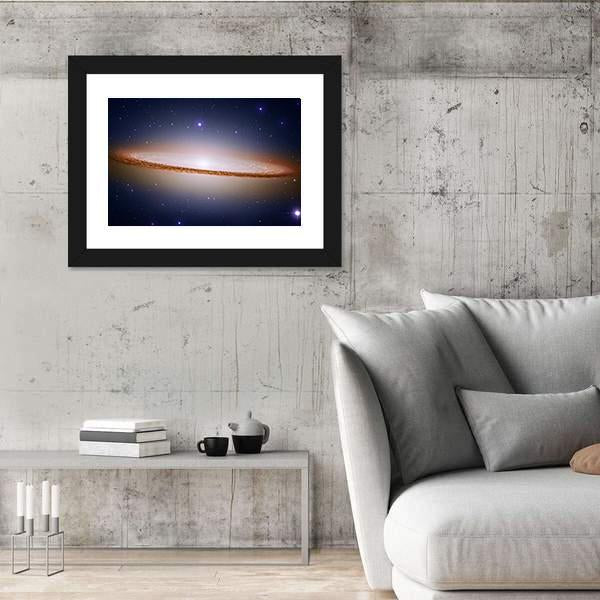 The Sombrero Galaxy Canvas Wall Art-3 Horizontal-Gallery Wrap-25" x 16"-Tiaracle
