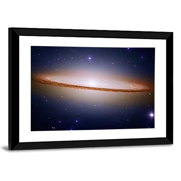 The Sombrero Galaxy Canvas Wall Art-3 Horizontal-Gallery Wrap-25" x 16"-Tiaracle
