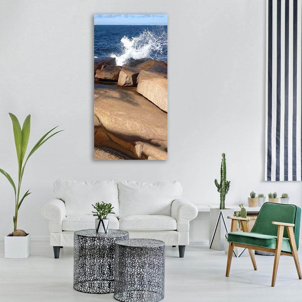The West Coast Ramsmora In Sweden Vertical Canvas Wall Art-1 Vertical-Gallery Wrap-12" x 24"-Tiaracle