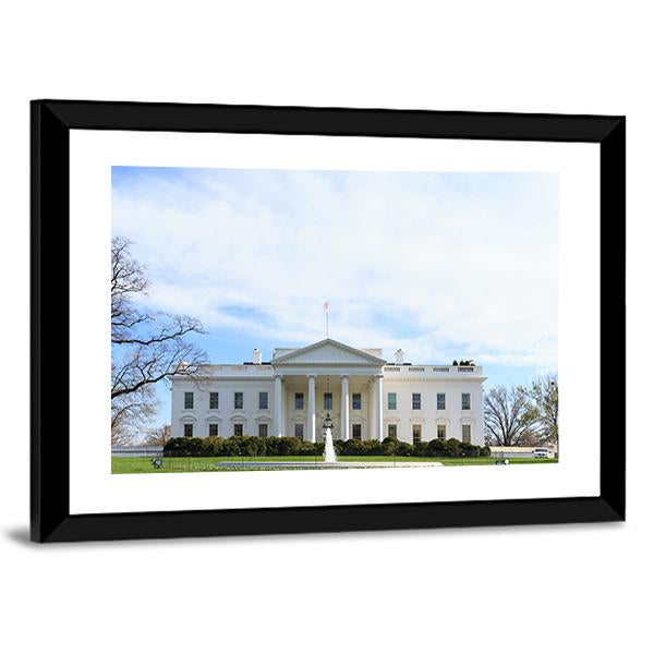 The White House Canvas Wall Art-5 Horizontal-Gallery Wrap-22" x 12"-Tiaracle