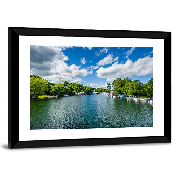 The Winnipesaukee River Panoramic Canvas Wall Art-1 Piece-36" x 12"-Tiaracle